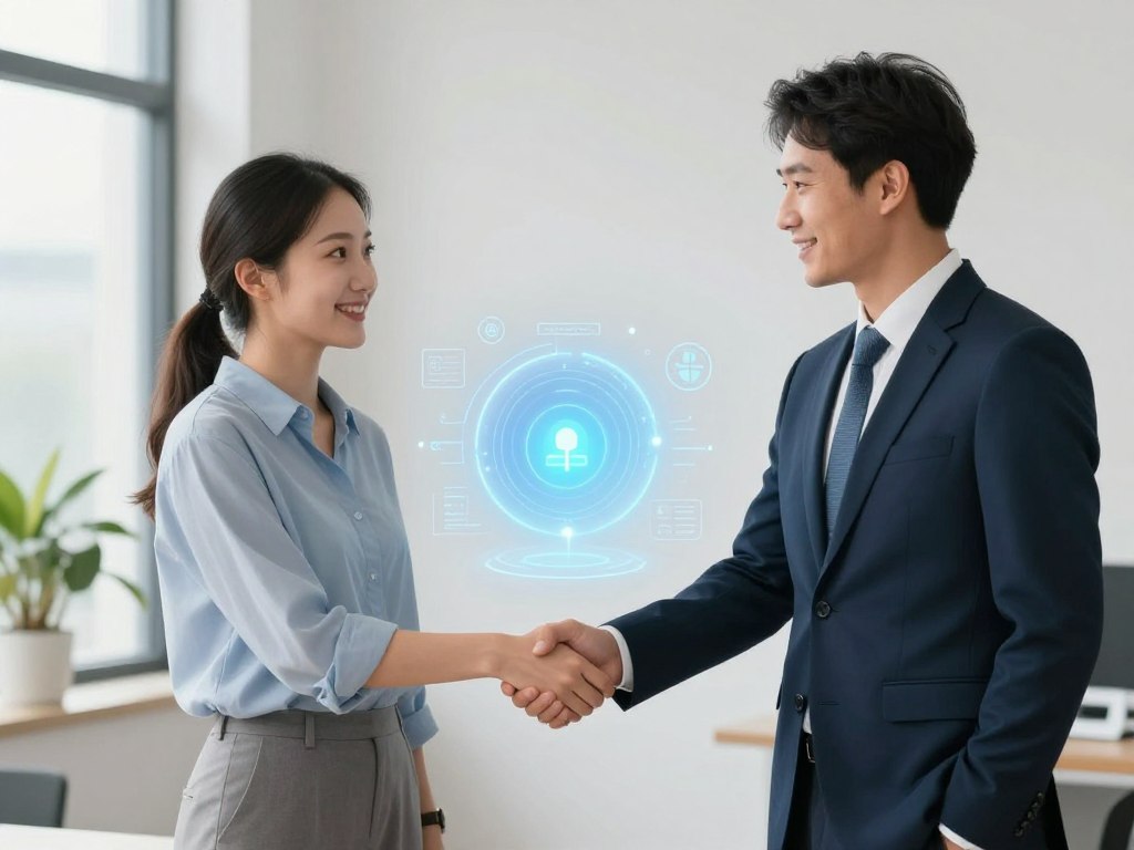 Hybrid human AI model portage salarial balance automation expertise